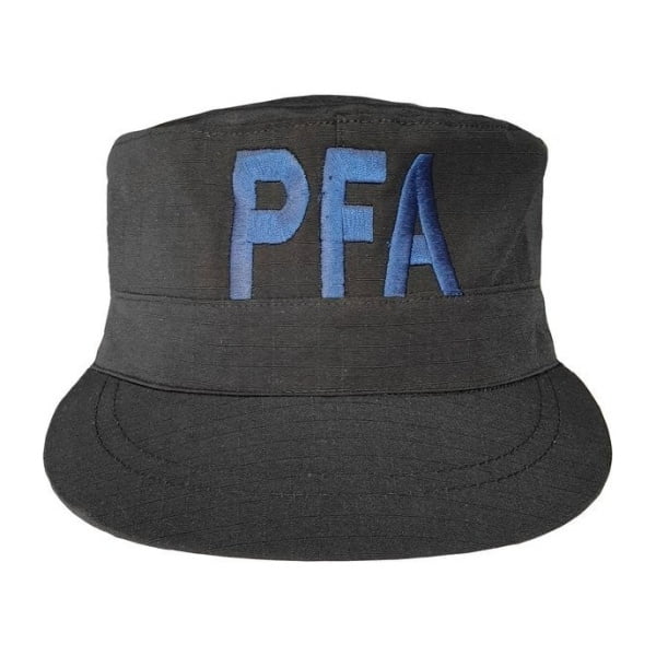 Kepi Quepi Ripstop Negro Policía Federal Pfa - Imagen 2