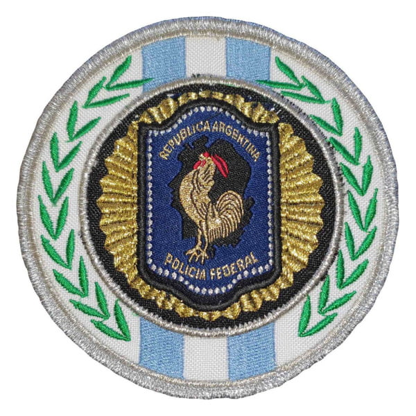 Escudo Bordado Policía Federal Pfa Parche Institucional